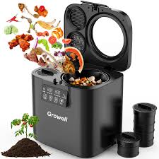 Dispositivo SmartCompost conectado a aplicativo monitorando o processo de compostagem doméstica.