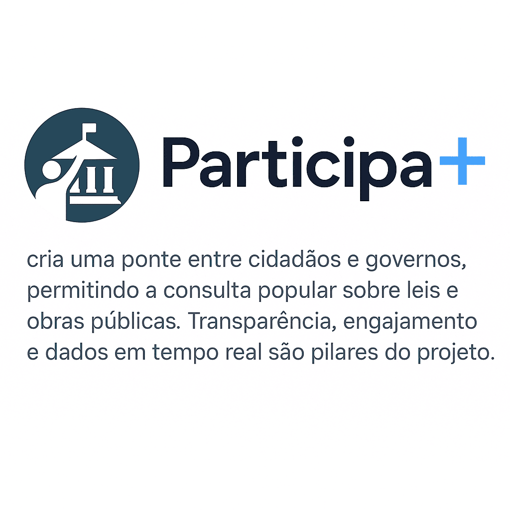 Cidadão utilizando o site Participa+ para votar em uma proposta pública.